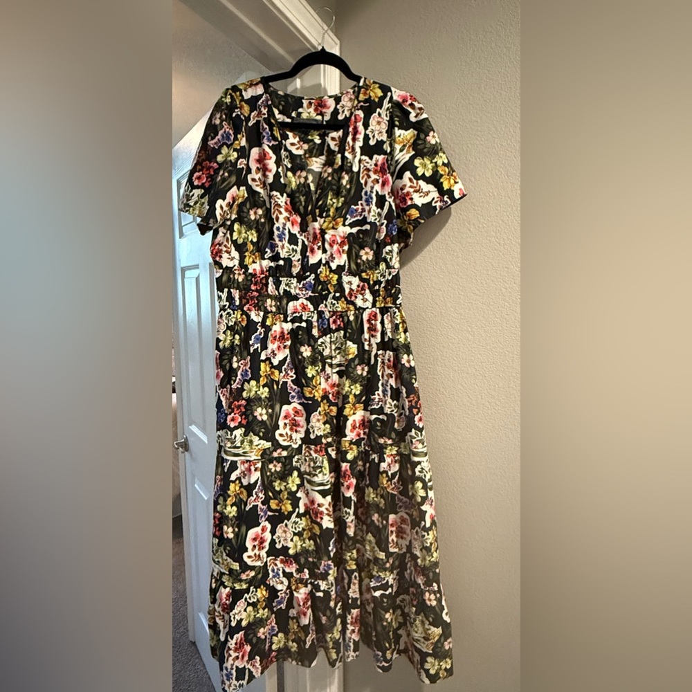 Anthropologie Somerset Dress XL EUC $50